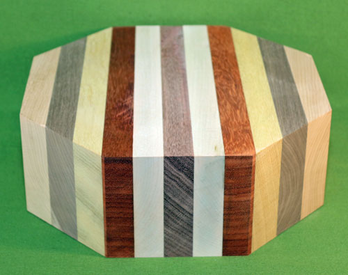 Bowl #427 - Large Striped Segmented Bowl Blank ...